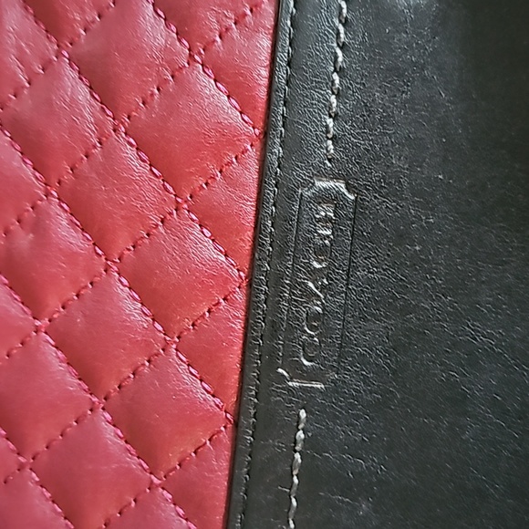 Coach Quilted Leather Tote Bag - Picture 6 of 8